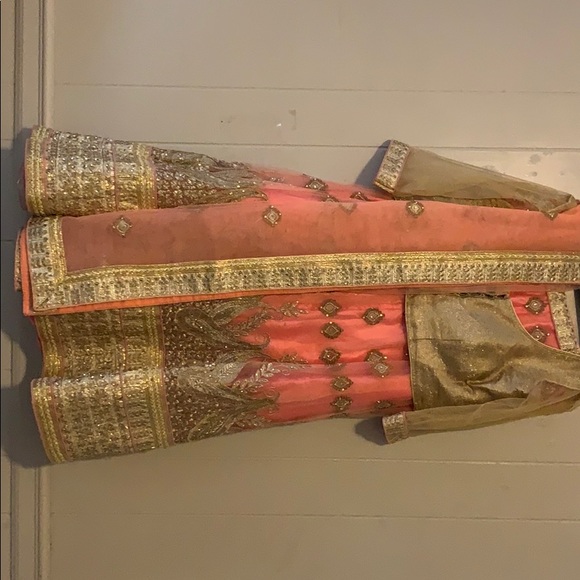 Indian Wear/ Lehenga Choli Set Blush Pink - Picture 6 of 8